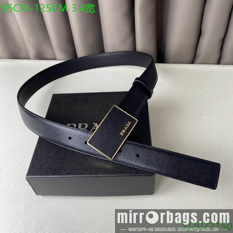 Prada Belt 34mmX95-125cm 7D05