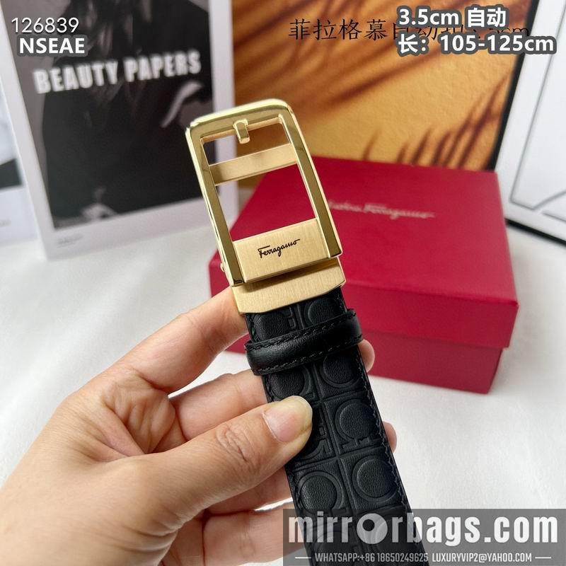 Ferragamo belt 35mmX105-125cm 8L113