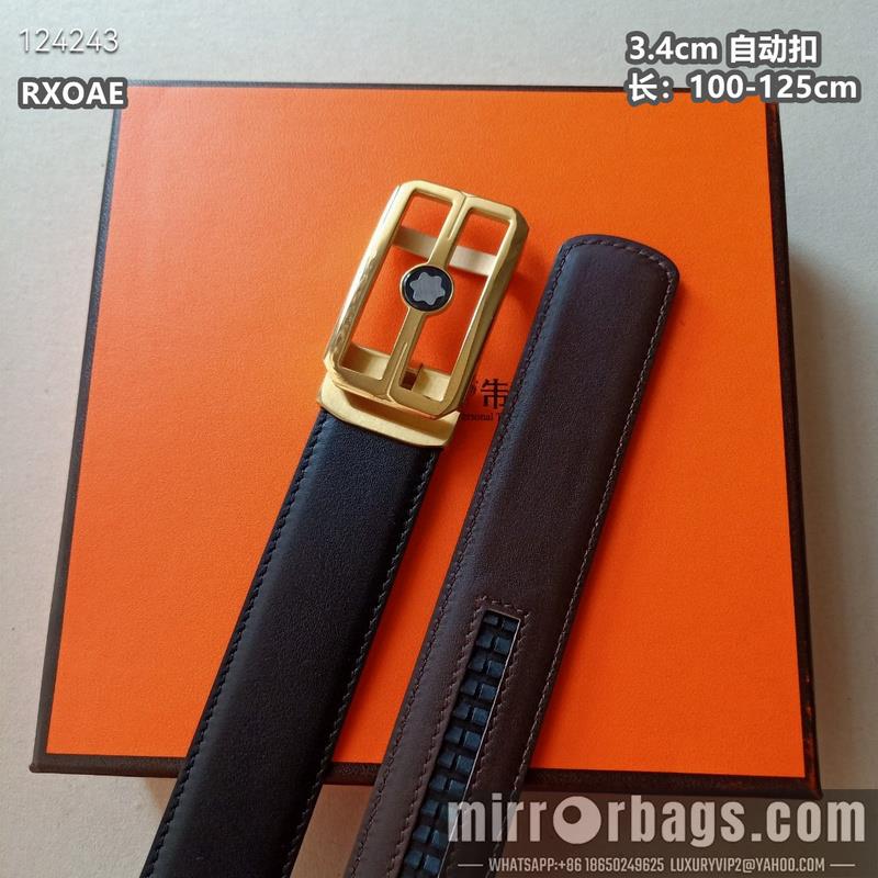 Montlanc belt 34mmX100-125cm 8L08