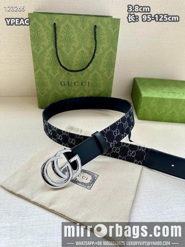 Gucci belt 38mmX95-125cm 8L11