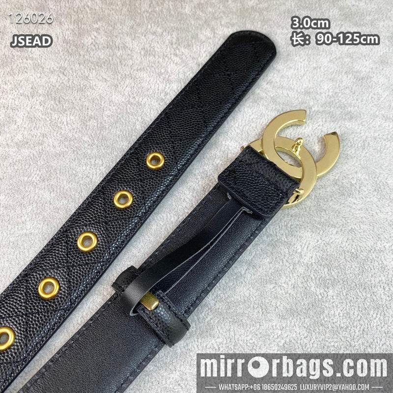 Chanel belt 30mmX90-125cm 8L14