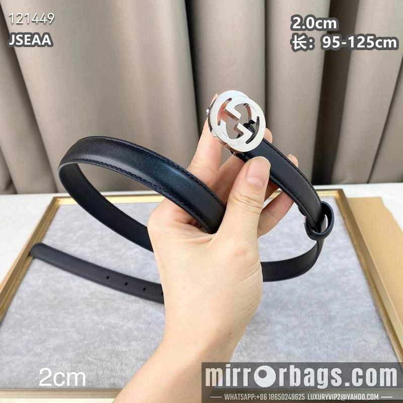 Gucci belt 20mmX95-125cm 8L16
