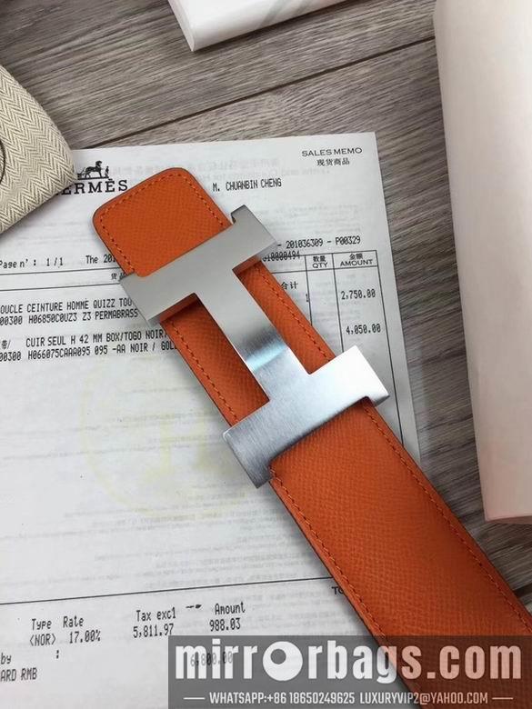Hermes Belt 38mmX100-125cm 7D20