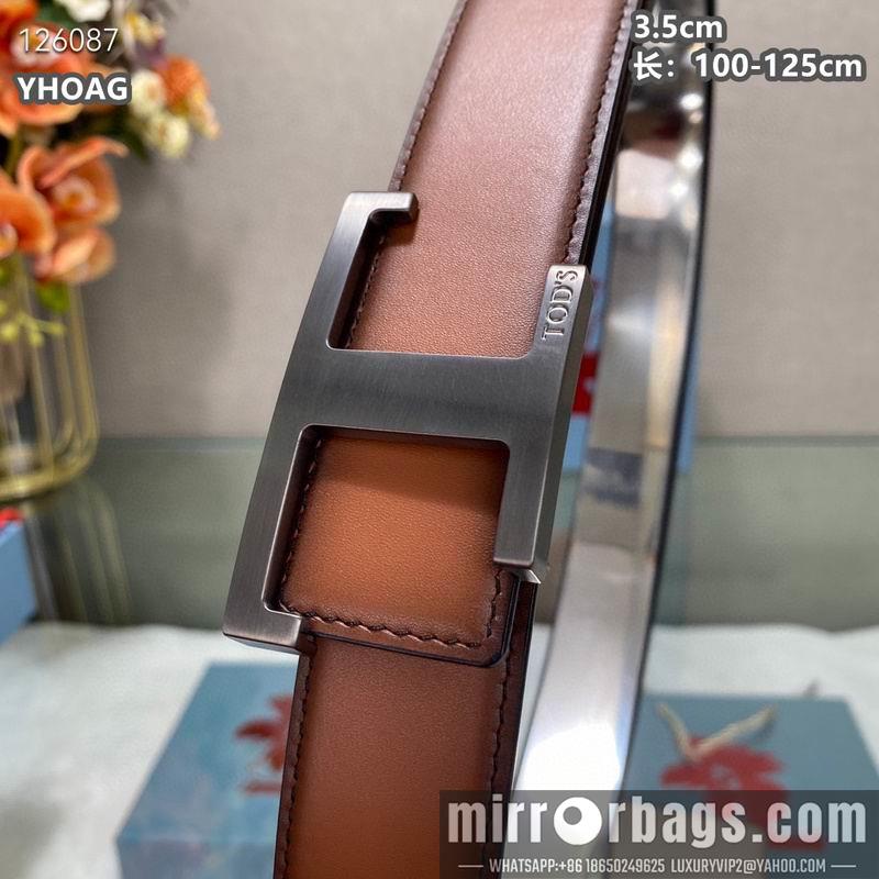 Tod's belt 35mmX100-125cm 8L05