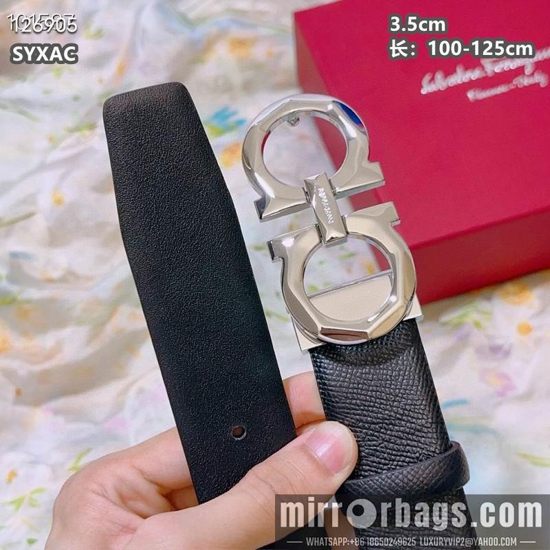 Ferragamo belt 35mmX100-125cm 8L90