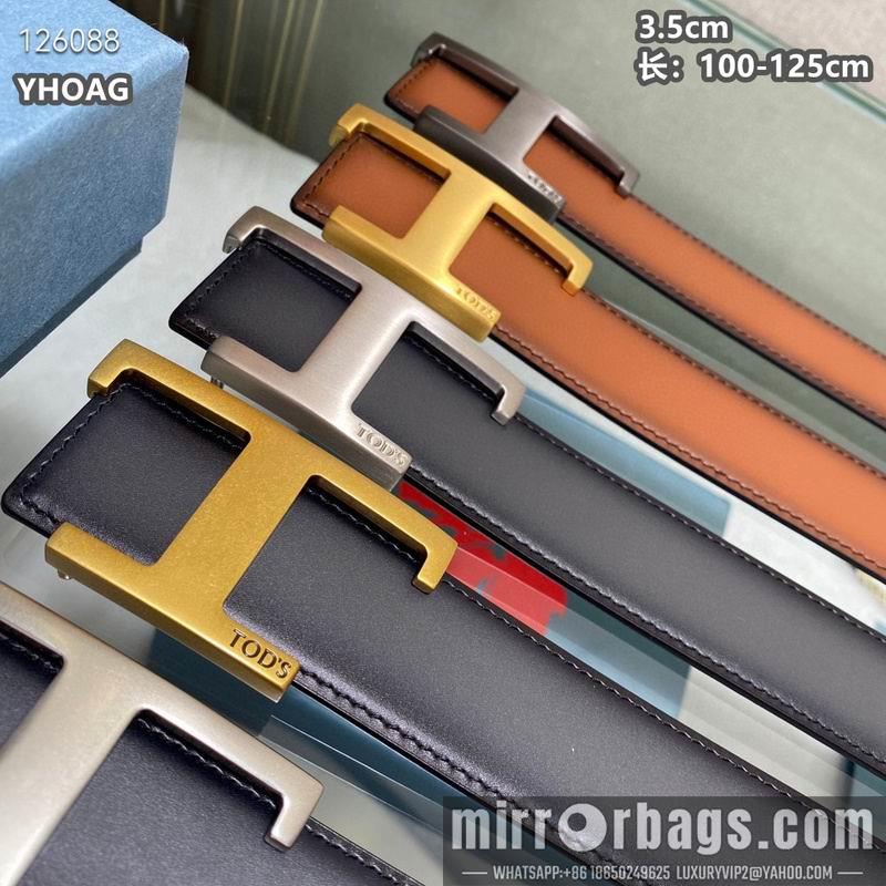 Tod's belt 35mmX100-125cm 8L05
