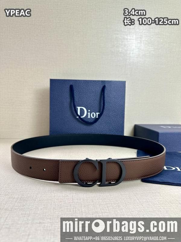 Dior belt 34mmX100-125cm 8L07