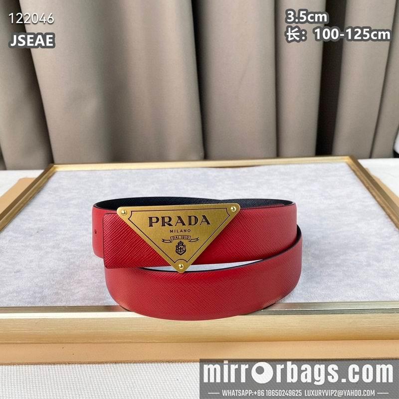 Prada belt 35mmX100-125cm 8L43