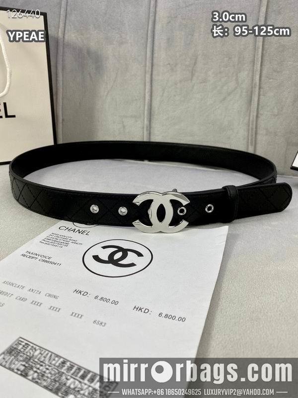 Chanel belt 30mmX95-125cm 8L22