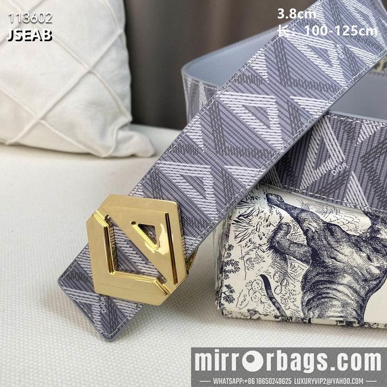 Dior belt 38mmX100-125cm 8L02
