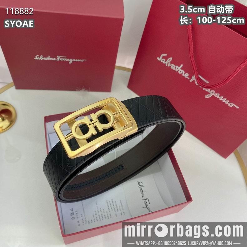 Ferragamo belt自动带 35mmX100-125cm 8L11