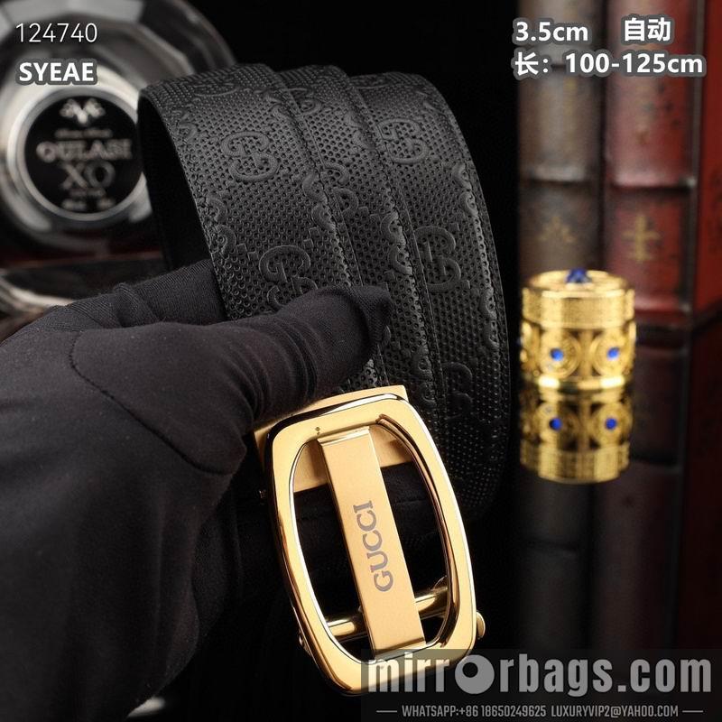 Gucci belt 35mmX100-125cm 8L33