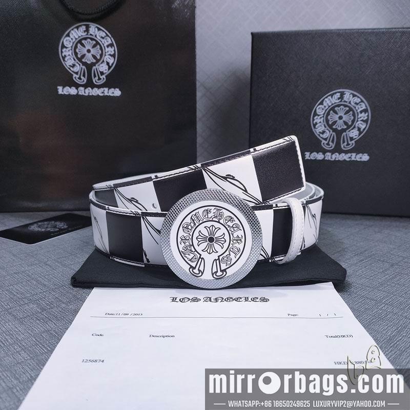 Chrome Hearts belt 38mmX80-125cm lb082003