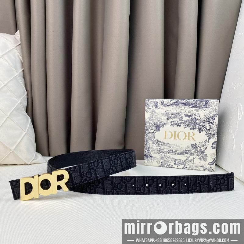 Dior belt 35mmX95-135cm 7D26