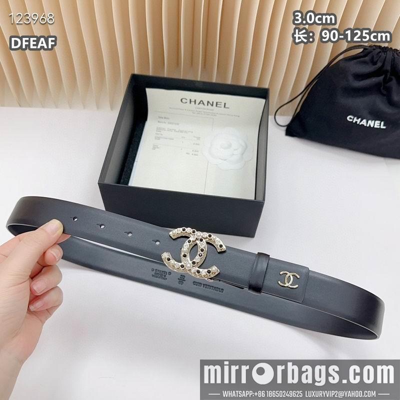 Chanel belt 30mmX90-125cm 8L21