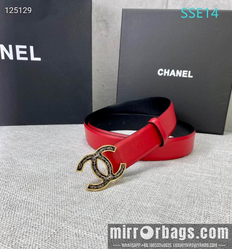 Chanel belt 30mmX95-125cm XH01