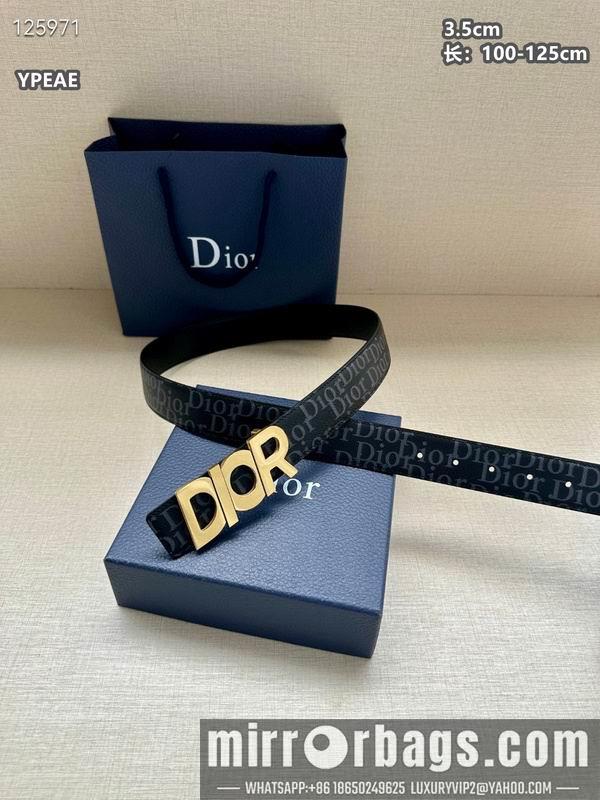 Dior belt 35mmX100-125cm 8L29