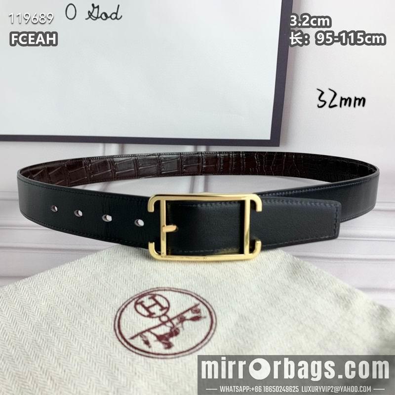 Hermes belt 32mmX95-125cm 8L040804