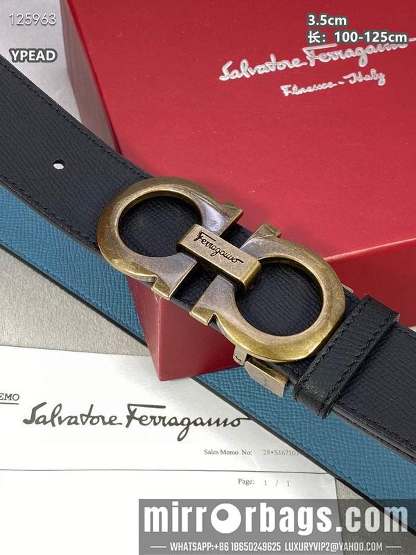 Ferragamo belt 35mmX100-125cm 8L22