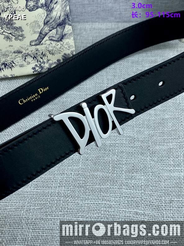 Dior belt 30mmX95-115cm 8L09