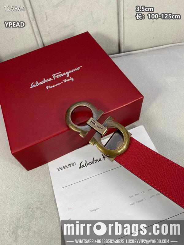 Ferragamo belt 35mmX100-125cm 8L22