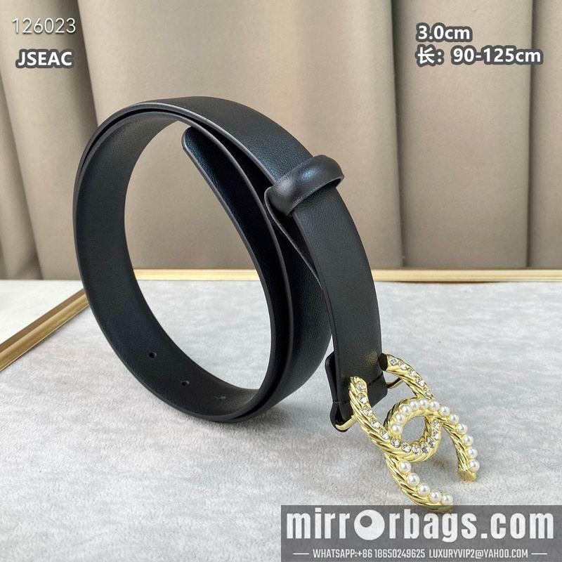 Chanel belt 30mmX90-125cm 8L16