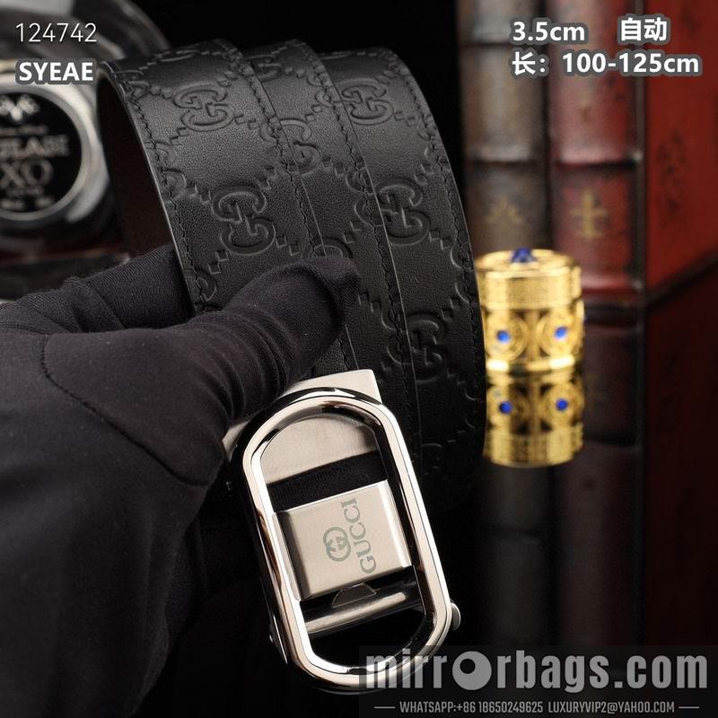 Gucci belt 35mmX100-125cm 8L31