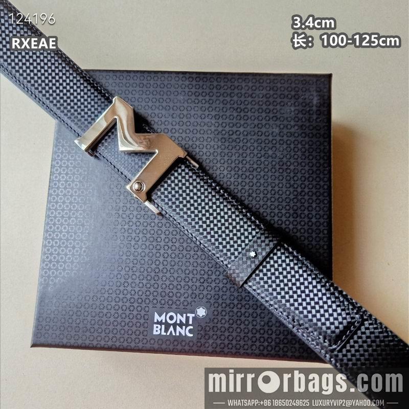 Montlanc belt 34mmX100-125cm 8L15