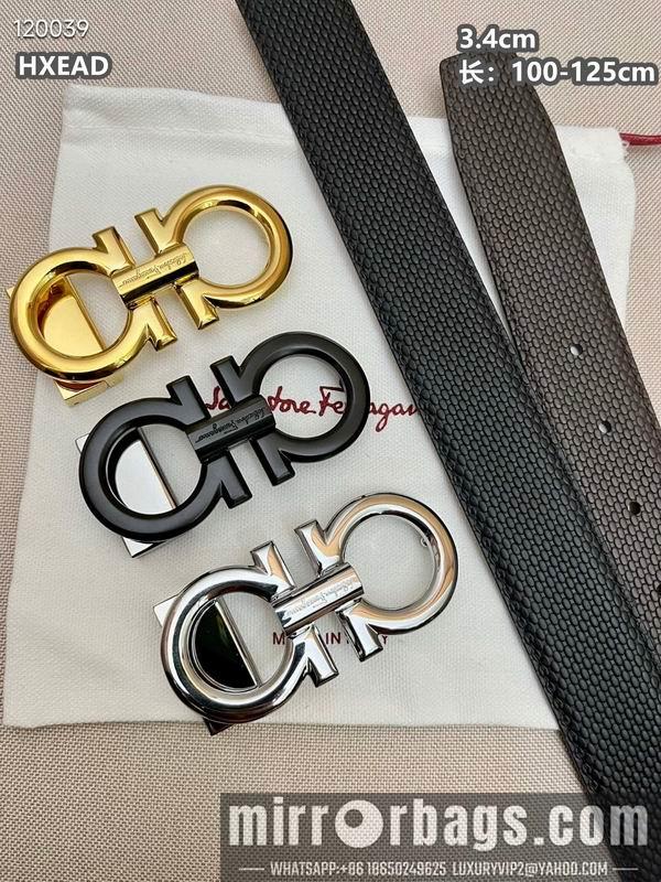 Ferragamo belt 35mmX100-125cm 8L072013