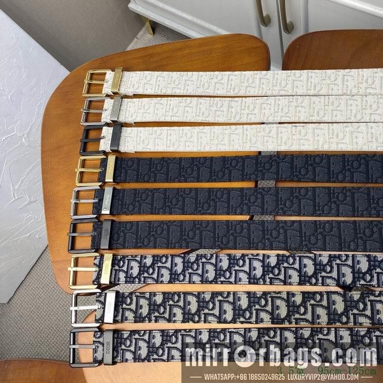 Dior belt 35mmX95-125cm 7D03