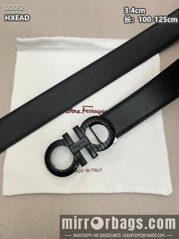 Ferragamo belt 34mmX100-125cm 8L03