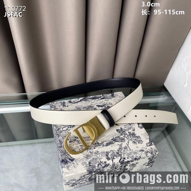 Dior Belt 30mmX95-115cm 8L08