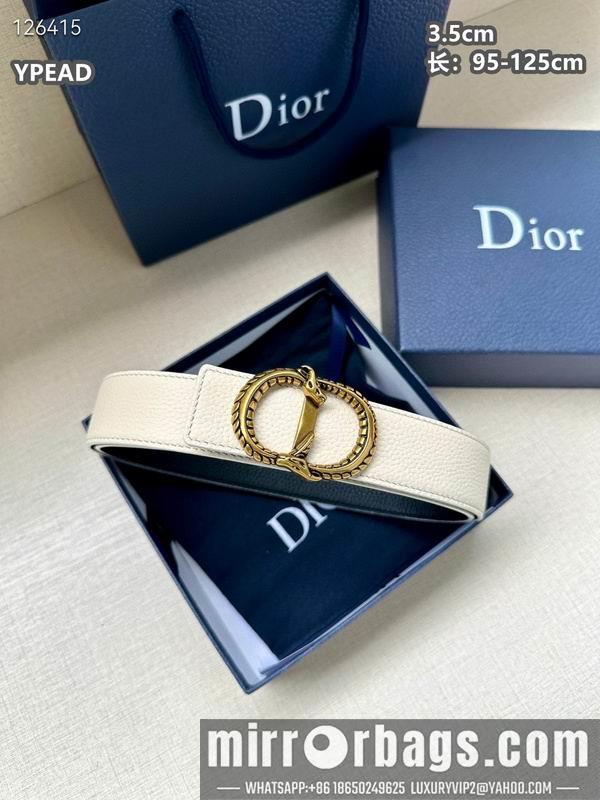 Dior belt 35mmX95-125cm 8L20