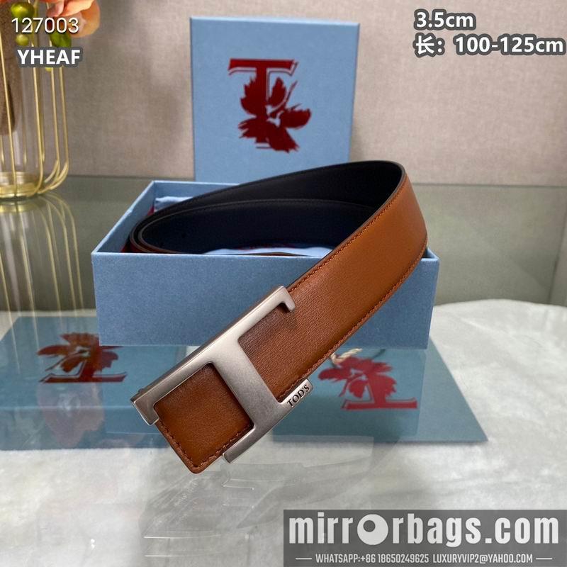 TOD's belt 35mmX100-125cm 8L10