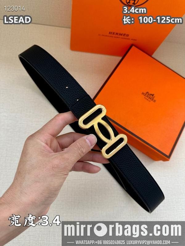 Hermes belt 34mmX100-125cm 8L07