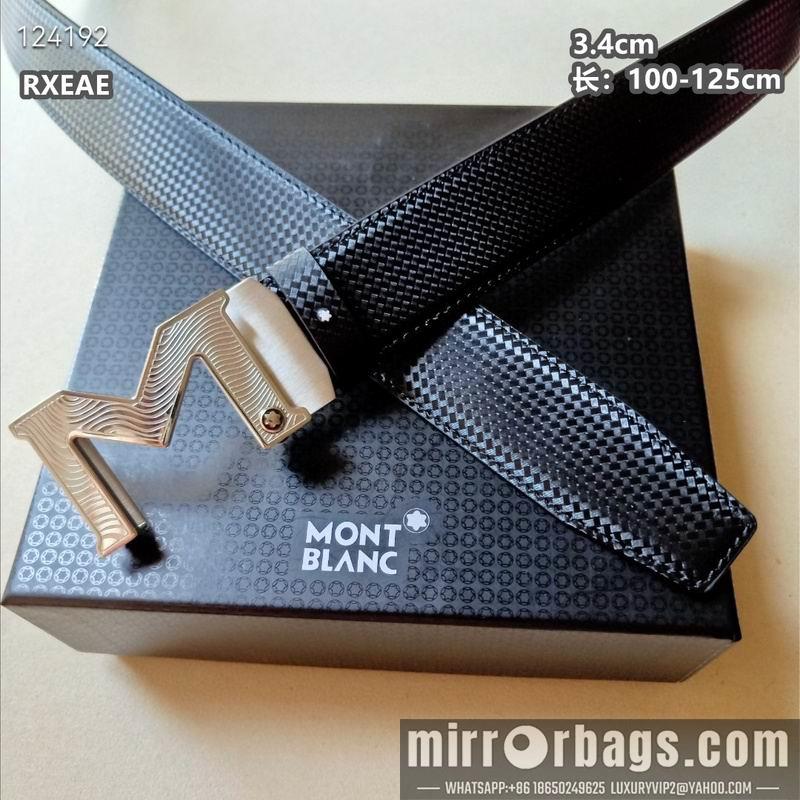 Montlanc belt 34mmX100-125cm 8L17