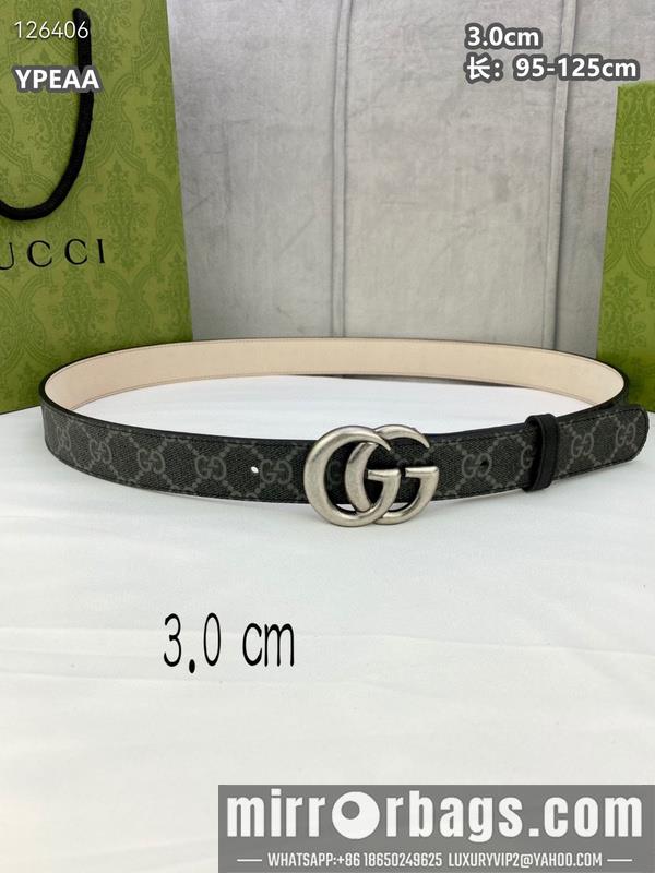 Gucci belt 30mmX95-125cm 8L20