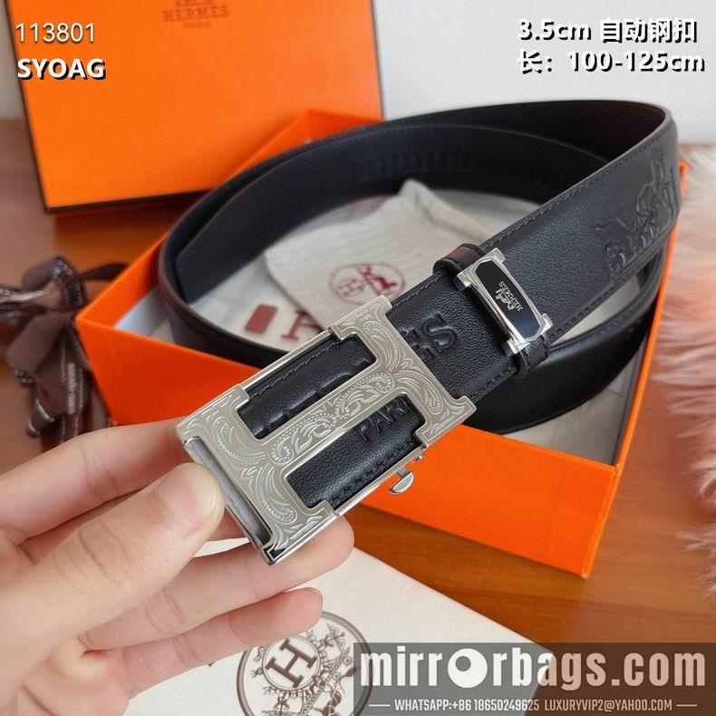 Hermes belt 自动钢扣35mmX100-125cm 8L082502