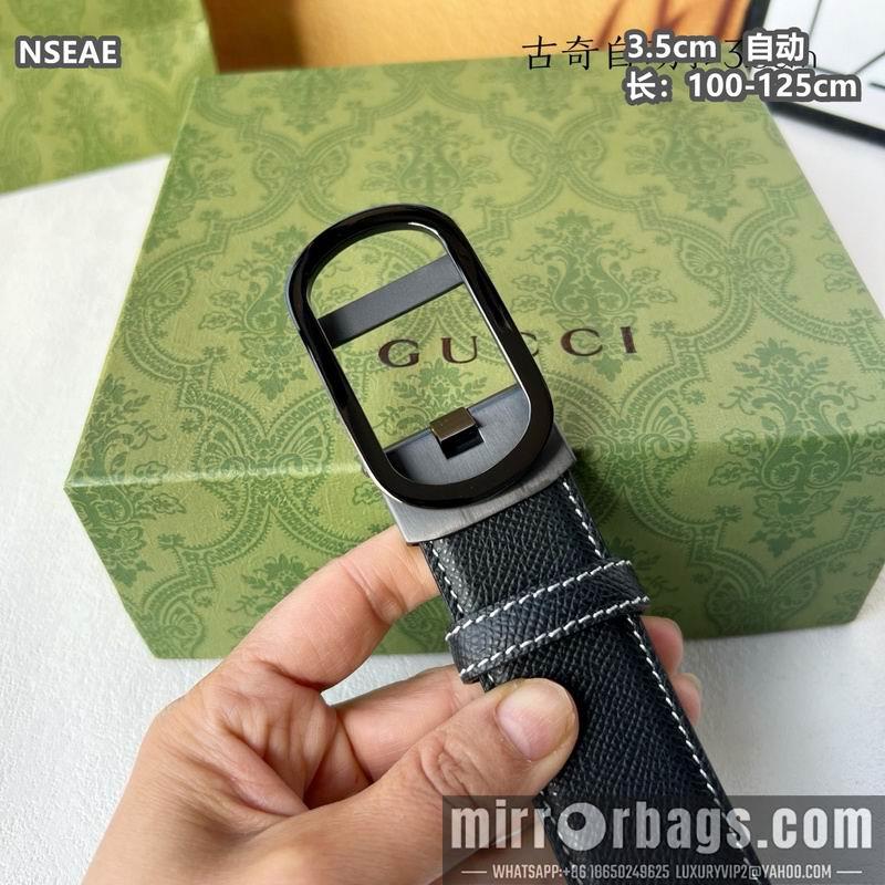 Gucci belt 35mmX100-125cm 8L91