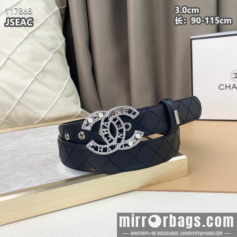 Chanel belt 30mmX90-115cm 8L07
