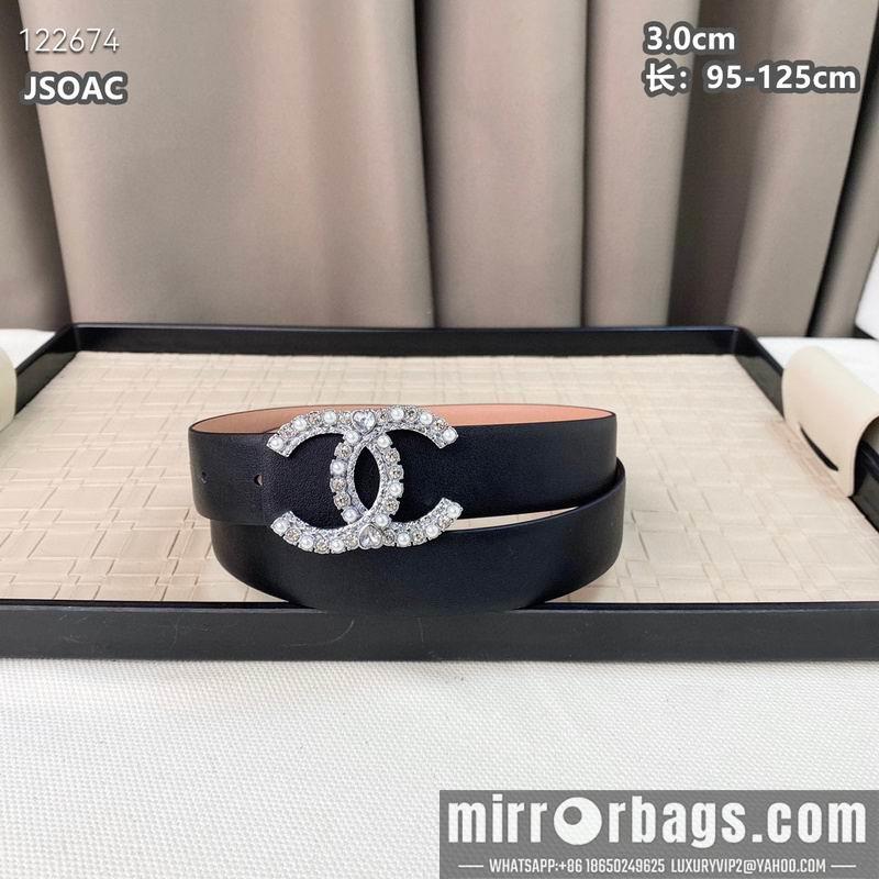 Chanel belt 30mmX95-125cm 8L28