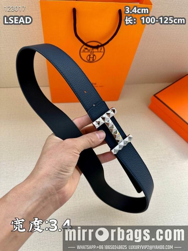 Hermes belt 34mmX100-125cm 8L06