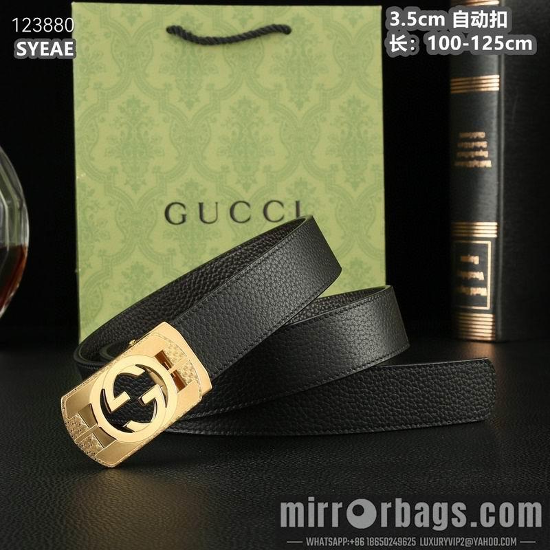 Gucci belt 35mmX100-125cm 8L37
