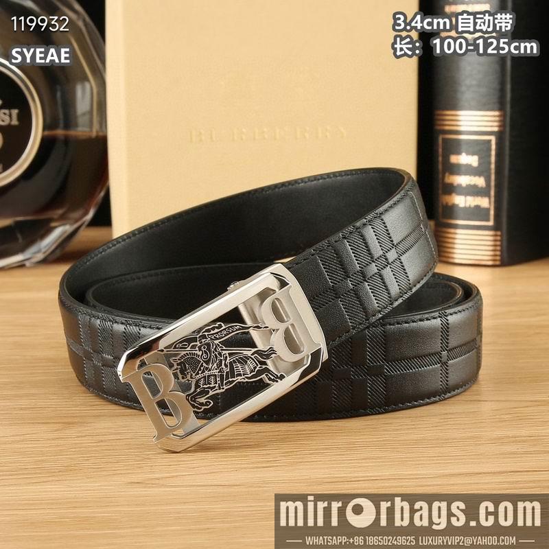 Burberry belt 34mmX100-125cm 8L06