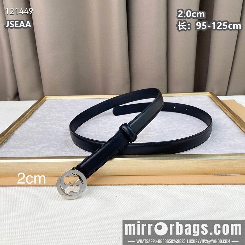 Gucci belt 20mmX95-125cm 8L16