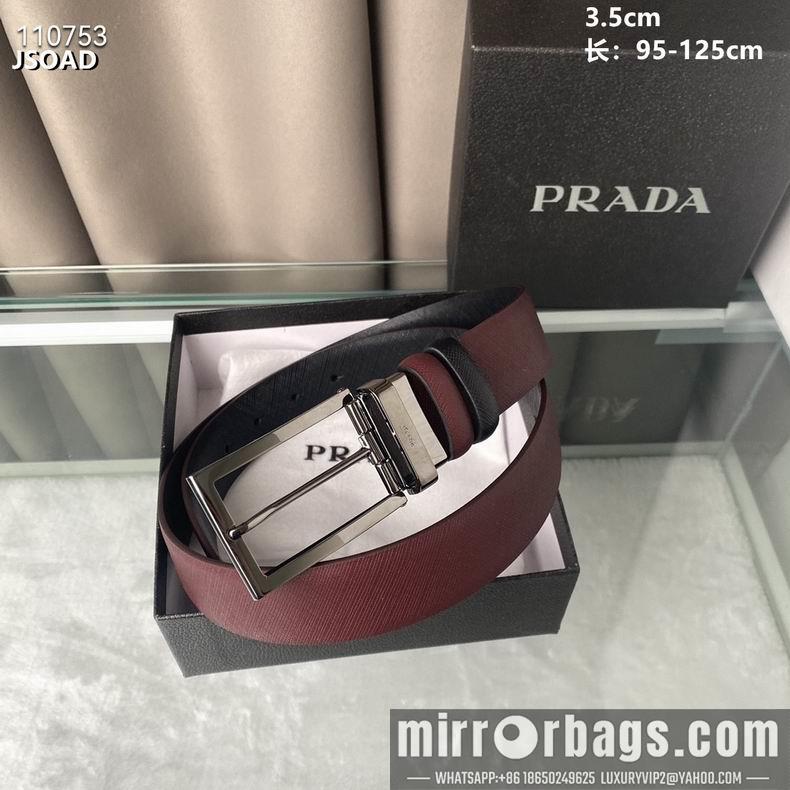 Prada belt 35mmX95-125CM 8L05