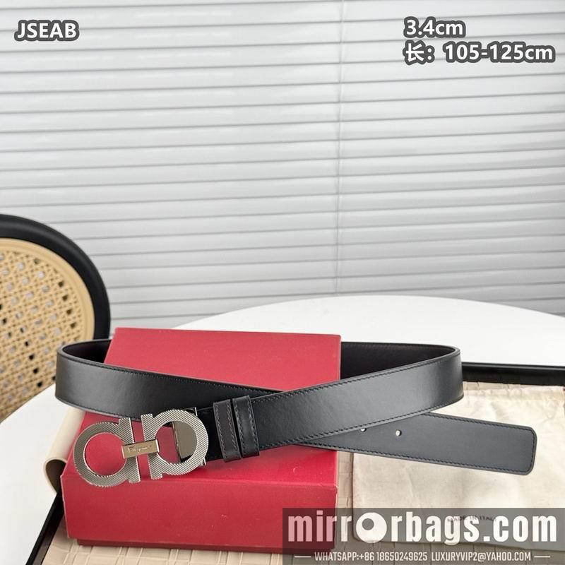 Ferragamo belt 34mmX105-125cm 8L12
