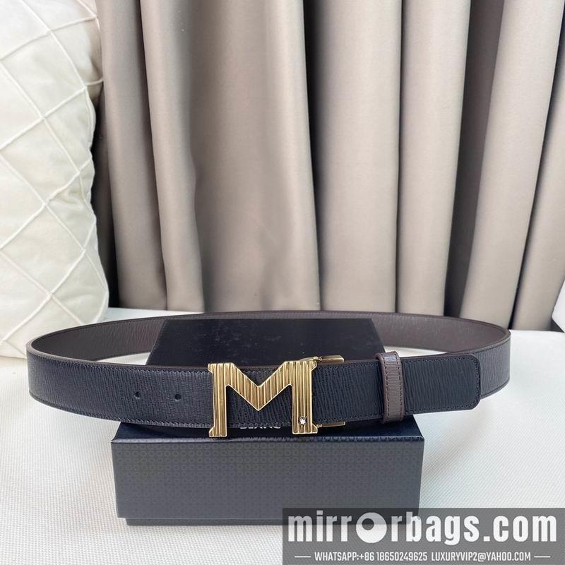 Montblanc belt 35mmX95-125cm 7D07