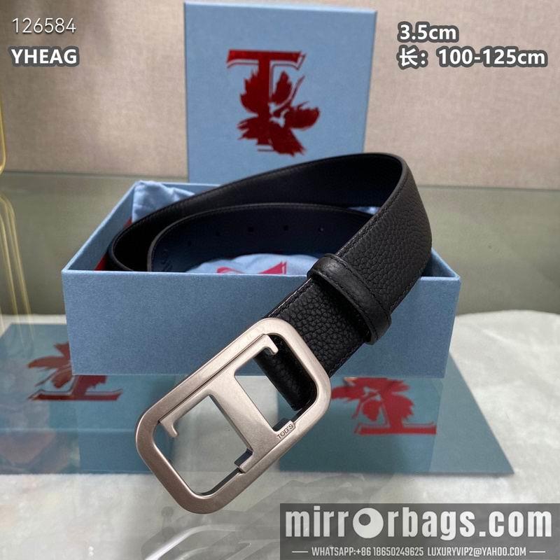 Tod's belt 35mmX100-125cm 8L04