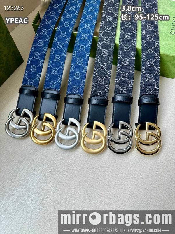 Gucci belt 38mmX95-125cm 8L11